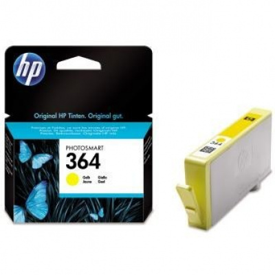 HP tusz oryginalna blistr, CB320EE#301, No.364, yellow, 300 stron, HP Photosmart B8550, C5380, D5460
