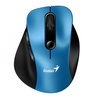 Mysz bezprzewodowy, Genius Ergo 9000S 31030038401, czarno-niebieski, optyczna, 2400DPI