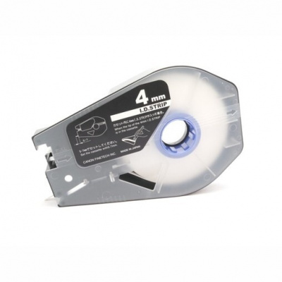 Plastikowa biała taśma identyfikacyjna ID-04, 4 mm x 5 m, do Canon M-1