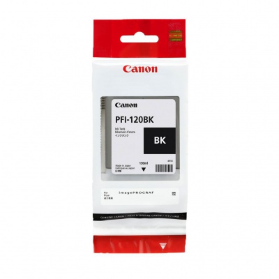 Canon tusz oryginalna PFI120BK, black, 130ml, 2885C001, Canon TM-200, 205, 300, 305