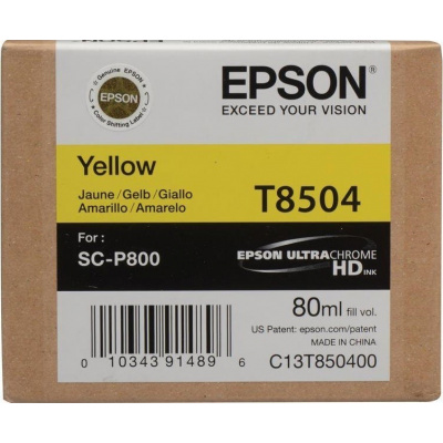 Epson T8504 C13T850400 żółty (yellow) tusz oryginalna
