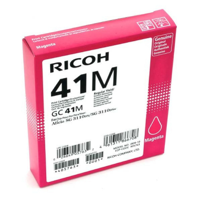 Ricoh GC41HM 405763 purpurowy (magenta) oryginalna kartridż żelowy