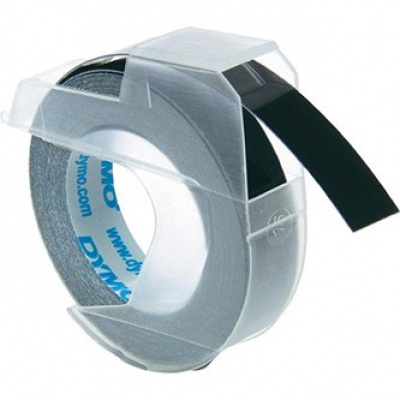 Dymo S0898130, 9mm x 3m, biały druk/czarny podkład, taśma oryginalna