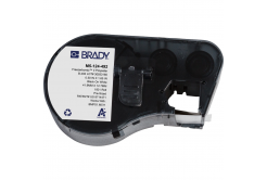 Brady M5-124-492 / 170900, 12.70 mm, Polyester, czarny druk / biały podkład