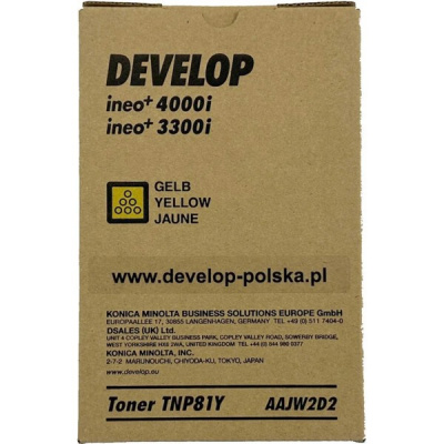 Develop TNP-81 AAJW2D2 żółty (yellow) toner oryginalny