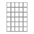 Samoprzylepne etykiety 40 x 46 mm, 30 etykiet, A4, 100 arkuszy