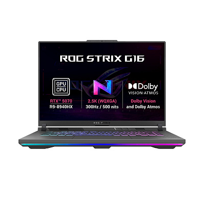 ASUS ROG Strix G16/G614PP-TS147Z/R9-8940HX/16"/2560x1600/32GB/1TB/RTX 5070/bez OS/Gray/2R