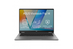ASUS Vivobook 14 Flip/TP3407SA-OLED147WZ/U7-256V/14"/WUXGA/T/16GB/1TB/Intel int/W11H/Szary/2R