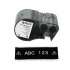 Brady M5C-1500-595-BK-WT / 170947, 38.10 mm x 7.62 m, Winyl, biały druk / czarny podkład