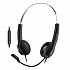 Słuchawki Genius HS-220U AI z mikrofonem, przewodowe, czarne, 2.0, nauszne, USB