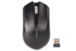 A4Tech mysz G3-200NS, 1000DPI, 2.4 [GHz], optyczna, 3pulsanti, bezprzewodowy, czarny, 1 szt. AA, klasiczna, V-Track