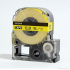 Epson LK-5YBP, SC18YW, C53S655003, 18mm x 9m, czarny druk / żółty podkład, taśma zamiennik