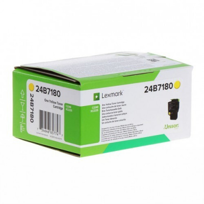 Lexmark 24B7180 żółty (yellow) toner oryginalny