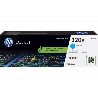 HP 220A W2201A błękitny (cyan) toner oryginalny