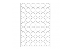 Samoprzylepne etykiety 30 x 30 mm, 54 etykiet, A4, 100 arkuszy