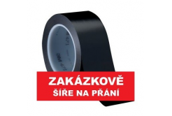3M 471 Oznaczająca taśma klejąca PVC, odporna na ścieranie, czarna 75 mm x 33 m