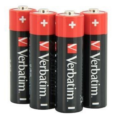 VERBATIM Baterie alkaliczne AA, 4 PACK, LR6