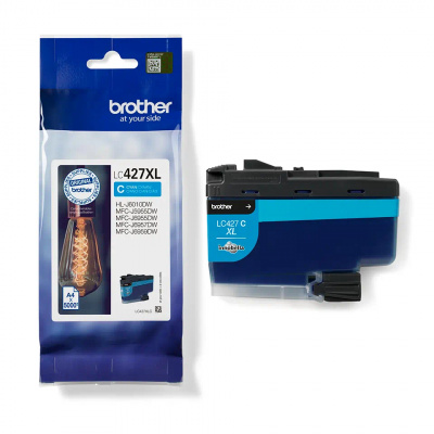 Brother LC-427XLC błękitny (cyan) tusz oryginalna