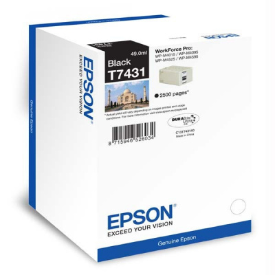 Epson T7431 C13T74314010 czarny (black) tusz oryginalna