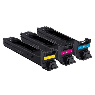 Konica Minolta A0DKJ52 multipack (cyan, magenta, yellow) toner oryginalny