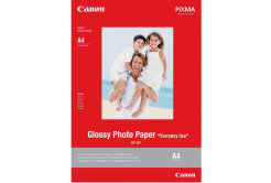 Canon GP-501 Glossy Photo Paper, papier fotograficzny, błyszczący, biały, 10x15cm, 4x6", 210 g/m2, 5 szt., 0775B076