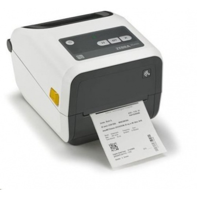 Zebra ZD420 ZD42H42-T0EW02EZ TT Healthcare drukarka etykiet, 203 dpi, MS, RTC, EPLII, ZPLII, USB, BT, Wi-Fi, white