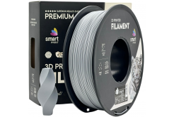 Smart Print FG-S49-E1, 3D filament, PLA+, Silver, 1kg, 1,75mm