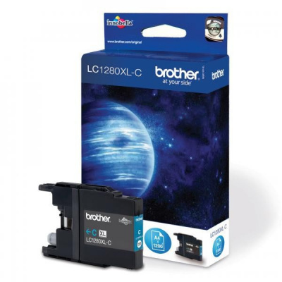 Brother LC-1280XLC błękitny (cyan) tusz oryginalna