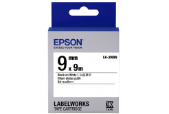 Epson LabelWorks LK-3WBN C53S653003 9mm x 9m, czarny druk / biały podkład, taśma oryginalna