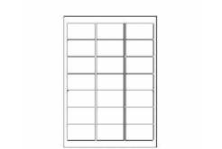 Samoprzylepne etykiety 63,5 x 38,1 mm, 21 etykiet, A4, 100 arkuszy