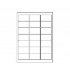 Samoprzylepne etykiety 63,5 x 38,1 mm, 21 etykiet, A4, 100 arkuszy