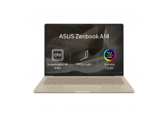 ASUS Zenbook A14/UX3407NA-OLED267XZ/SD-X2E-88-100/14"/WUXGA/32GB/1TB/Adreno/W11P/Złoty/2R