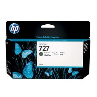 HP 727 B3P22A matowa czarna (matte black) tusz oryginalna